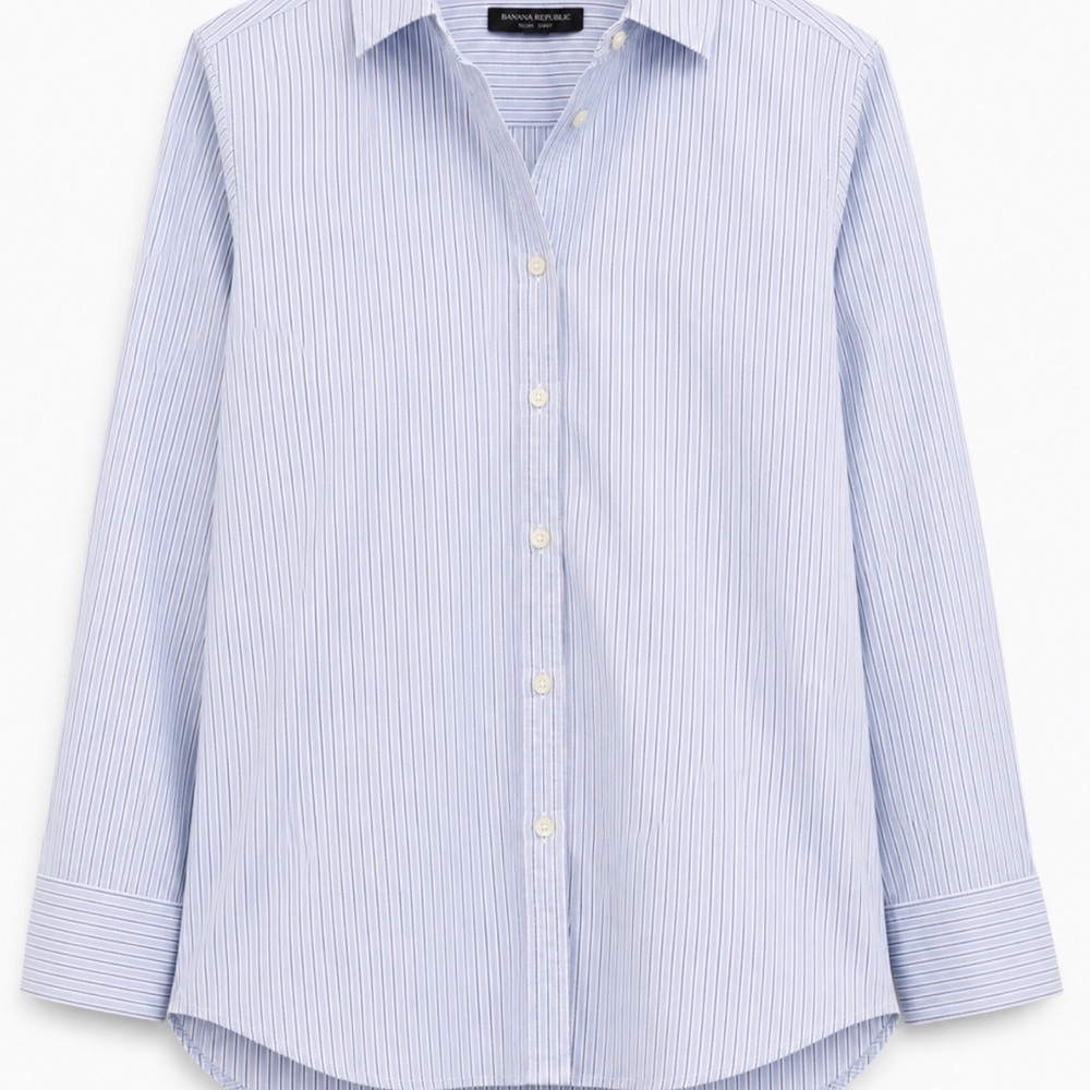 Banana Republic Dillion Button Up Ruffle Cuff BNWT